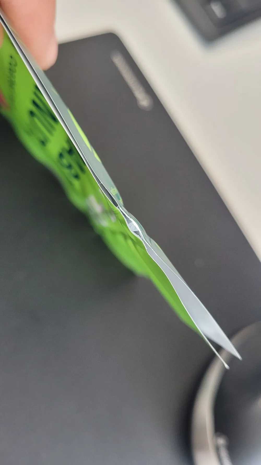 Schnittkante Zipper