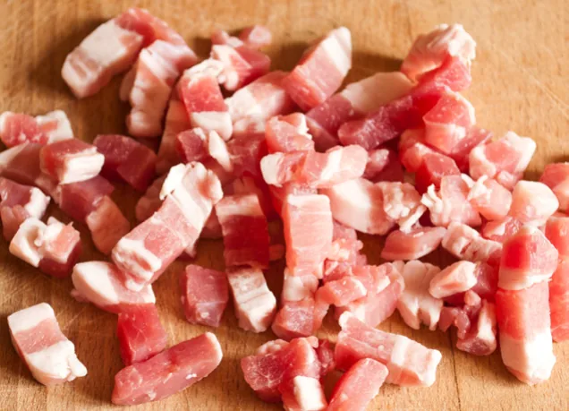 Mehrkopfwaage – Anwendung Speckwürfel